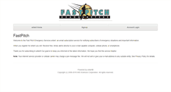 Desktop Screenshot of fastpitch.ealert.com